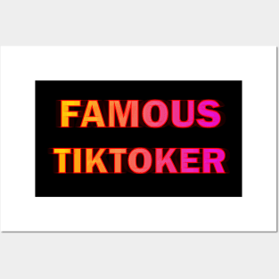 Famous tiktoker Posters and Art